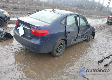 2010 Hyundai Elantra Gls z USA, uszkodzony, nr VIN KMHDU4ADXAU156406